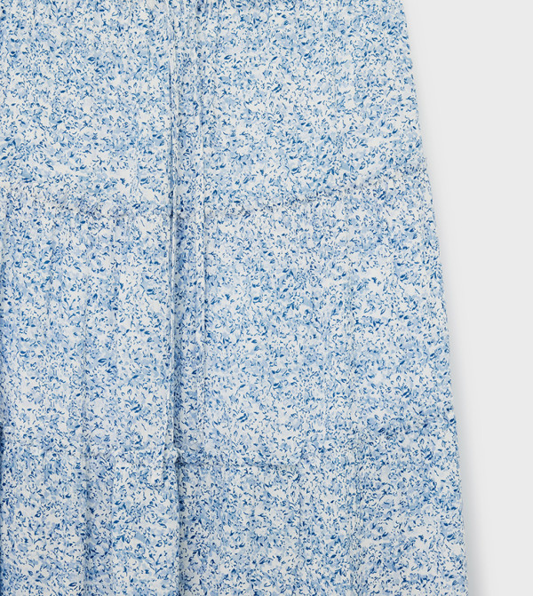 كوتون  تنانير طويلة - أزرق Maxi Skirts