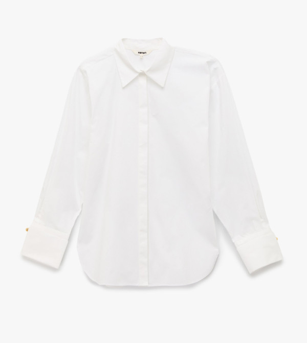 كوتون  summer-workwear-w - أبيض قمصان