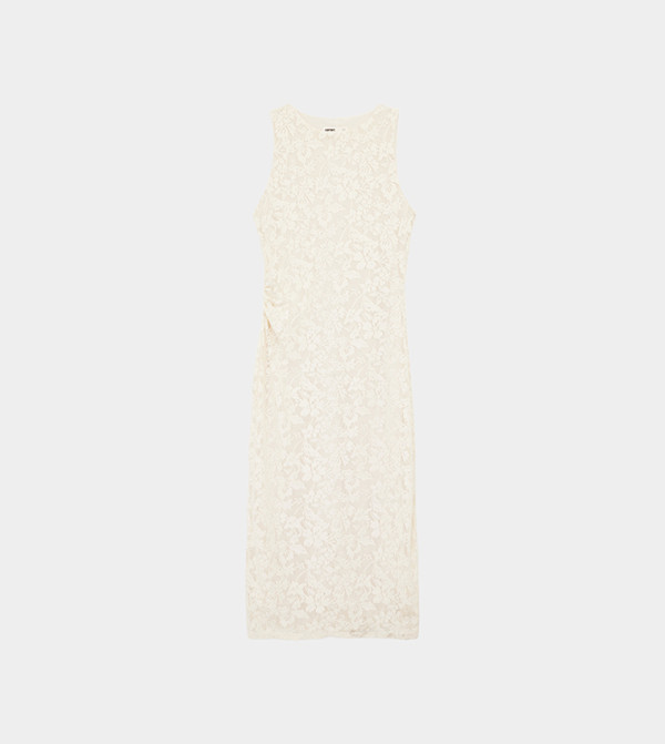 Koton  satin-going-out - Beige Maxi Dresses
