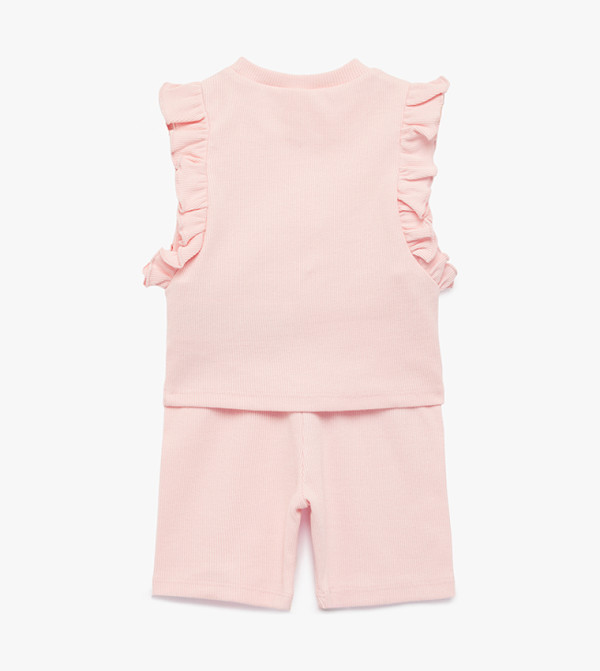 كوتون  أطقم الملابس - وردي "مجموعات الملابس "