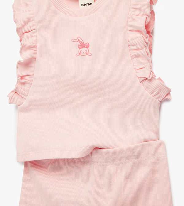 كوتون  أطقم الملابس - وردي "مجموعات الملابس "