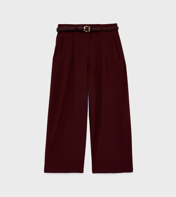 Koton  Clothing - Burgundy Casual Pants