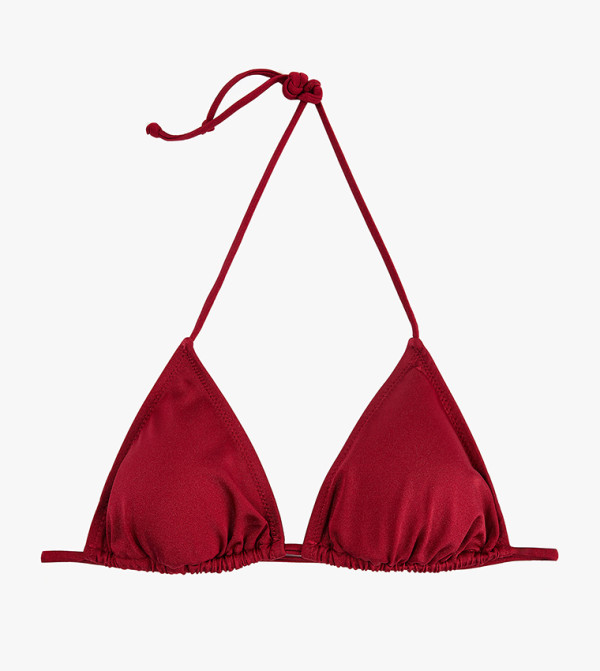 Koton Bikini Tops - Burgundy Bikini Tops
