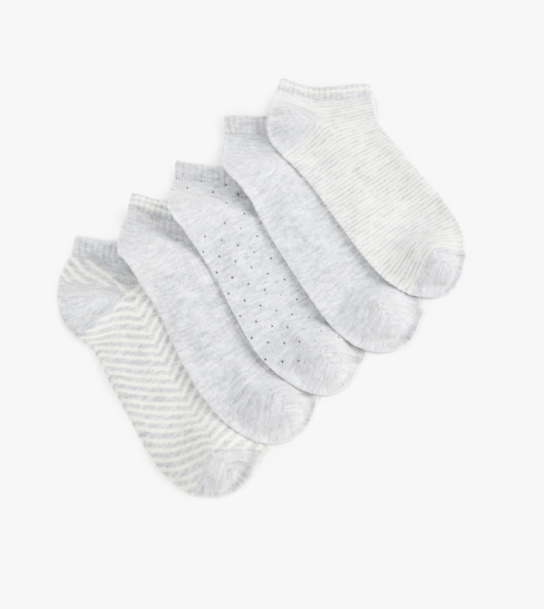 Koton No Show Socks - Grey No Show Socks