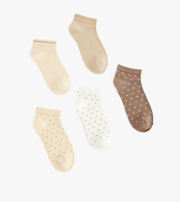 كوتون  جوارب للكاحل  - متعدد Ankle Length Socks