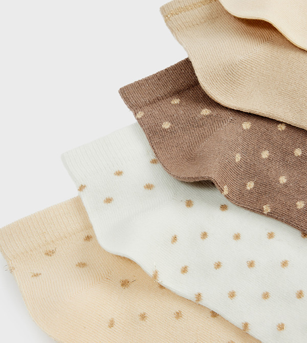 كوتون  جوارب للكاحل  - متعدد Ankle Length Socks