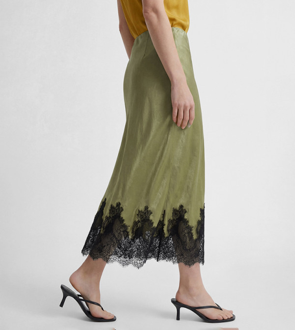 Koton  Maxi Skirts - Khaki Maxi Skirts