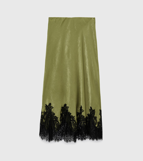 Koton  Maxi Skirts - Khaki Maxi Skirts
