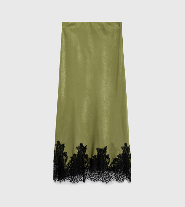 Koton  Maxi Skirts - Khaki Maxi Skirts