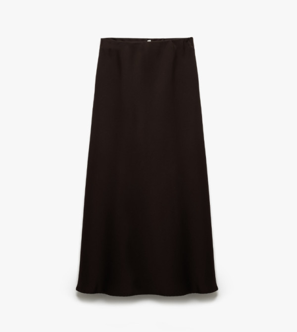 Koton  Midi Skirts - Brown Midi Skirts