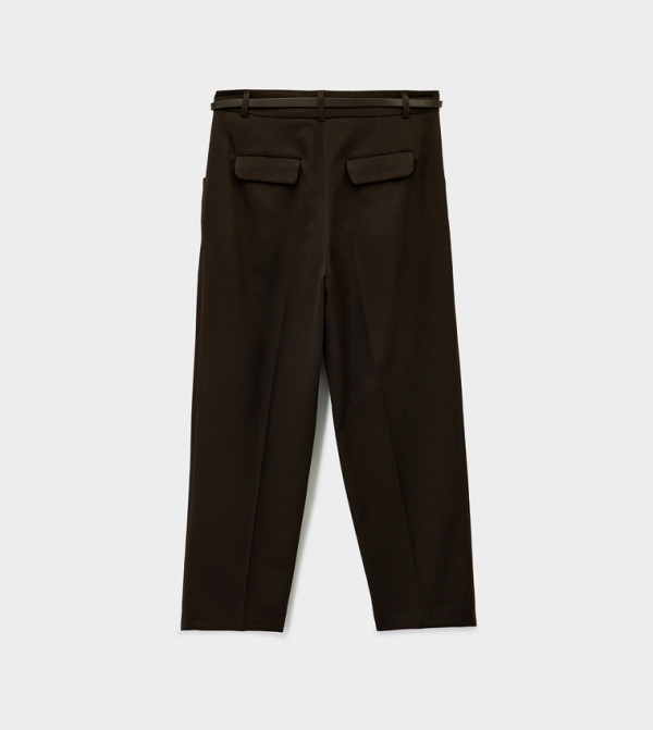 Koton  Formal Pants - Brown Formal Pants