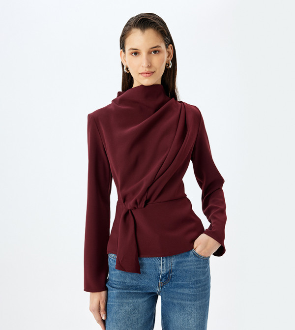 Koton  Casual Tops - Maroon Casual Tops
