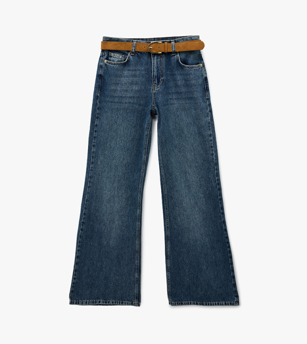 Koton Bootcut Jeans - NAVY BLUE Bootcut Jeans