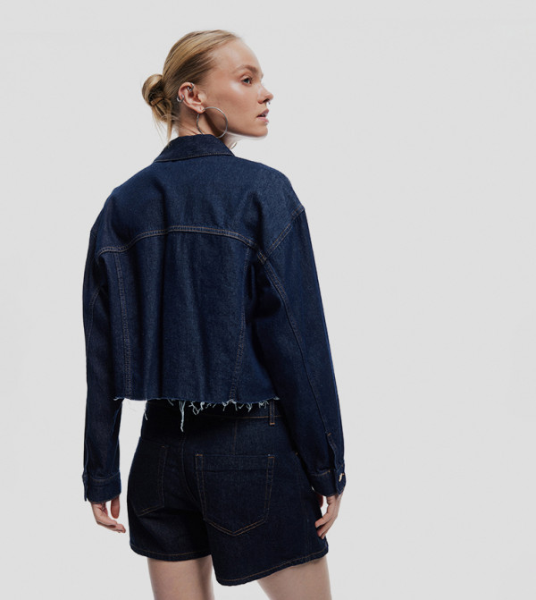 Koton  Denim shorts - Navy Denim shorts