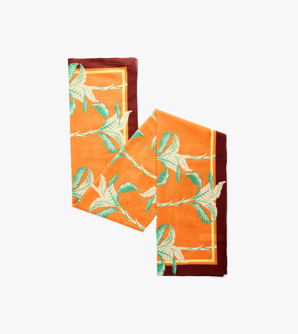 Koton Blanket Scarves - Orange Blanket Scarves