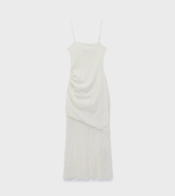 Koton  Midi Dresses - Off White Midi Dresses