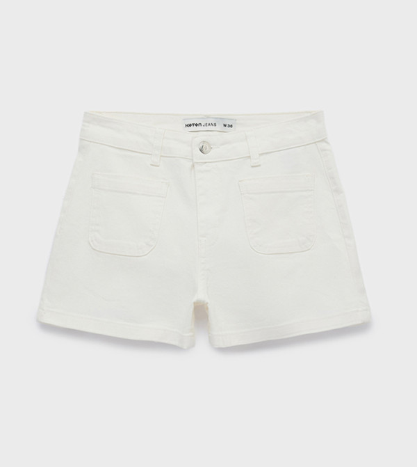 Koton  Denim shorts - White Denim shorts