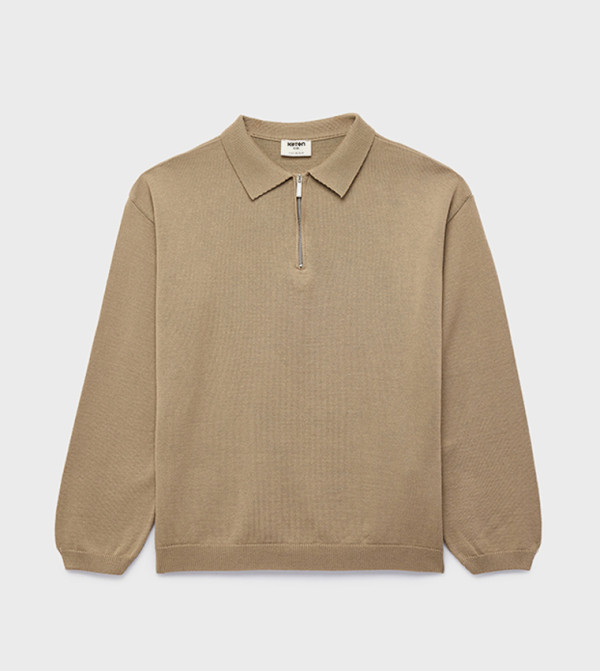 كوتون  preppy-layers - بيج سترات 
