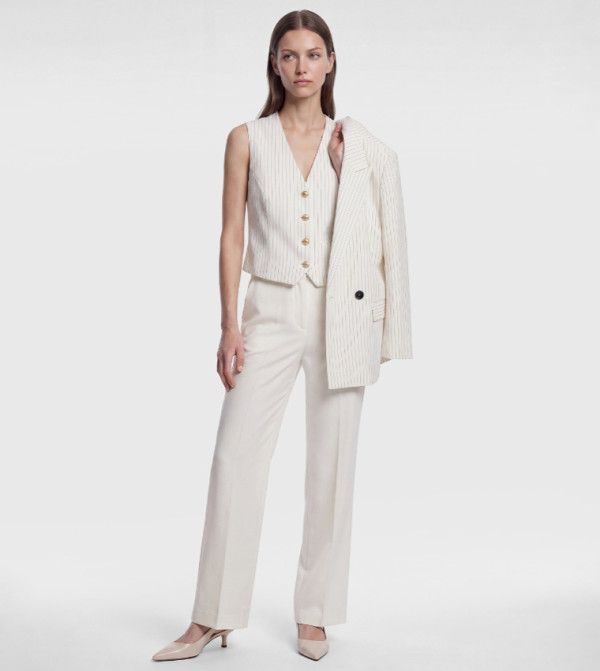 Koton  Waistcoats - Cream Waistcoats
