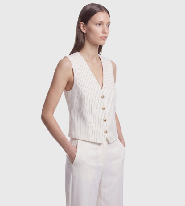 Koton  Waistcoats - Cream Waistcoats