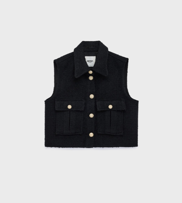 Koton  Waistcoats - BLACK Waistcoats