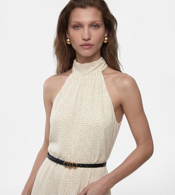 Koton  Party Dresses - Beige Midi Dresses