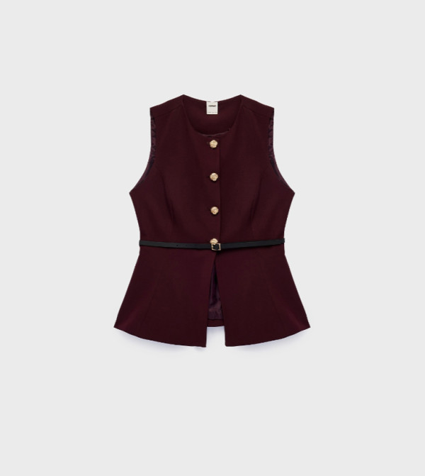 Koton Tops - Wine Sleeveless Tops