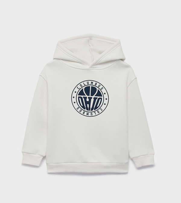 Koton Winterwear & Outerwear - Cream Hoodies