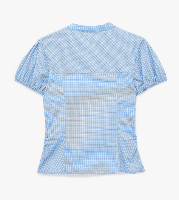 Koton micro-checks - Blue Shirts
