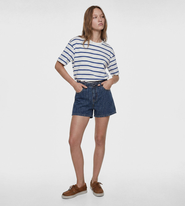Koton  Denim shorts - Navy Denim shorts
