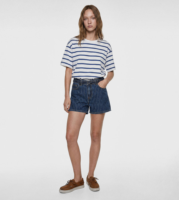 Koton  Denim shorts - Navy Denim shorts