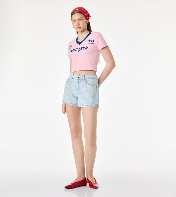 Koton  Denim shorts - Blue Denim shorts
