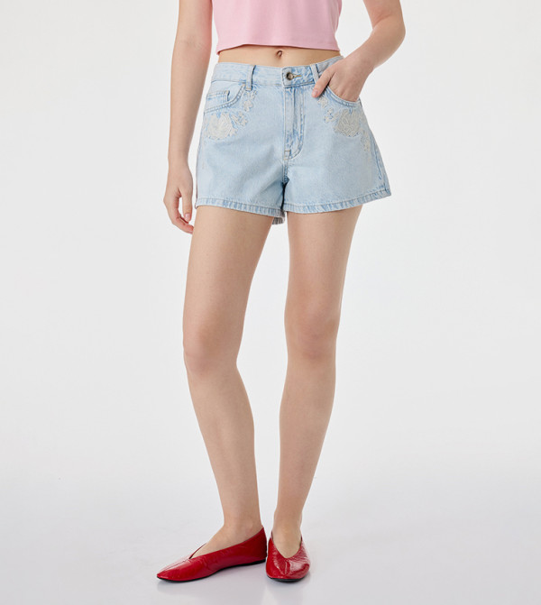 Koton  Denim shorts - Blue Denim shorts