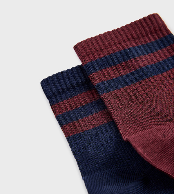 كوتون  جوارب للكاحل  - متعدد Ankle Length Socks