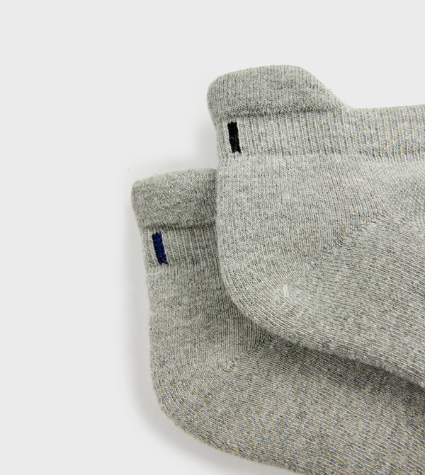 كوتون جوارب - رمادي Ankle Length Socks