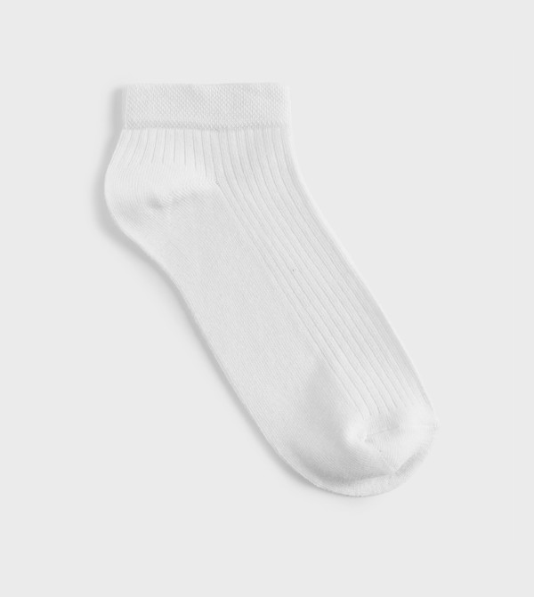 كوتون  جوارب للكاحل  - أبيض Ankle Length Socks