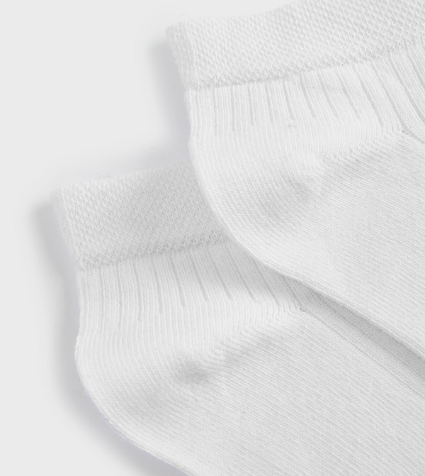 كوتون  جوارب للكاحل  - أبيض Ankle Length Socks