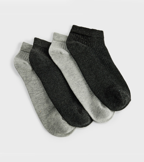 كوتون  جوارب للكاحل  - متعدد Ankle Length Socks