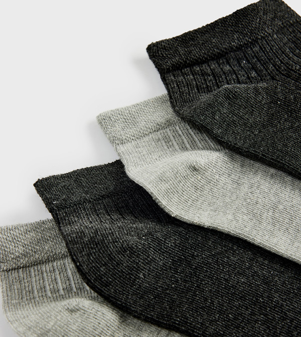 كوتون  جوارب للكاحل  - متعدد Ankle Length Socks