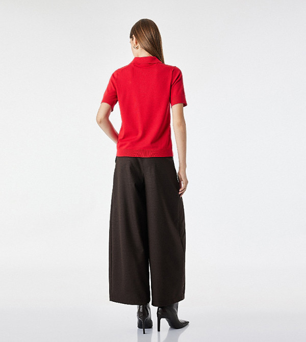 Koton  Polo T-Shirts - Red Polo T-shirts
