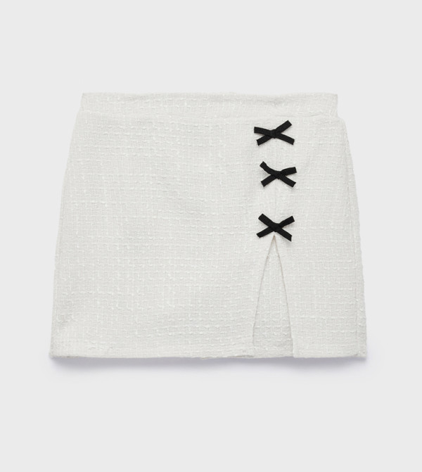 Koton  Skirts & Dividers - White Skirts & Dividers