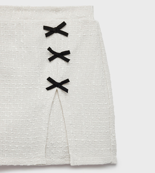 Koton  Skirts & Dividers - White Skirts & Dividers