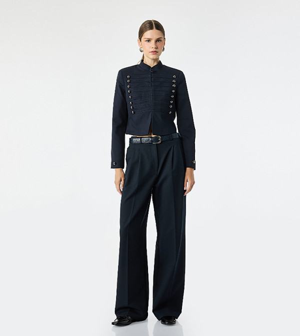 Koton  Casual Jackets - Navy Casual Jackets