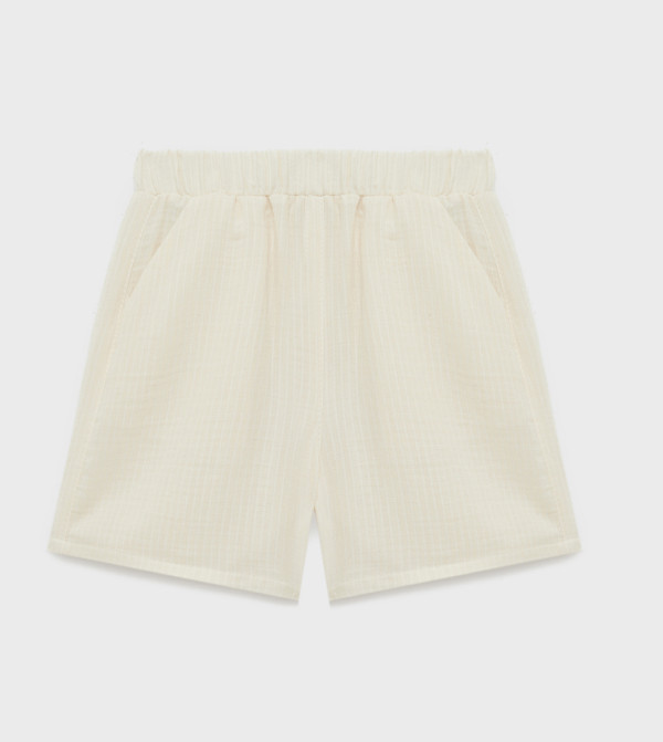 Koton  Shorts - Beige Shorts