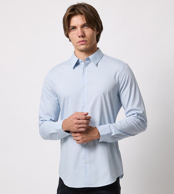 Calvin Klein  Long Sleeves - Blue Long Sleeves