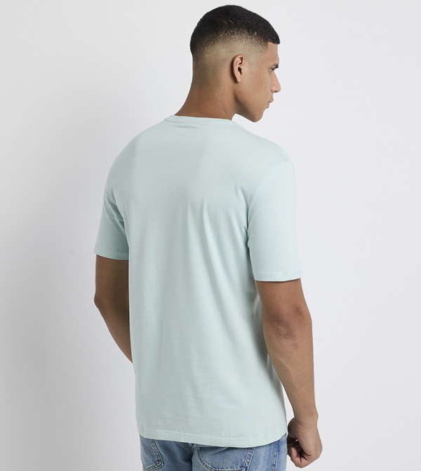 كالفين كلاين كالفين كلاين - أخضر Round Neck T-Shirts
