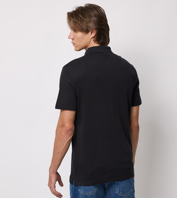 كالفين كلاين كالفين كلاين - أسود قمصان بولو