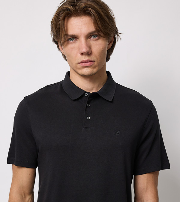 كالفين كلاين كالفين كلاين - أسود قمصان بولو
