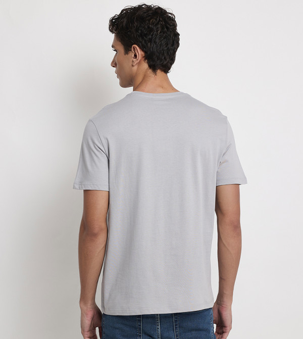 Calvin Klein Calvin Klein - Grey Round Neck T-Shirts