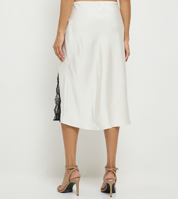 كالفين كلاين  تنانير ميدي - أبيض Midi Skirts